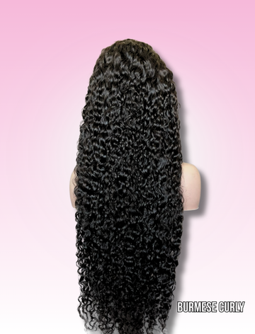Burmese Curly HD Lace Frontal Wig