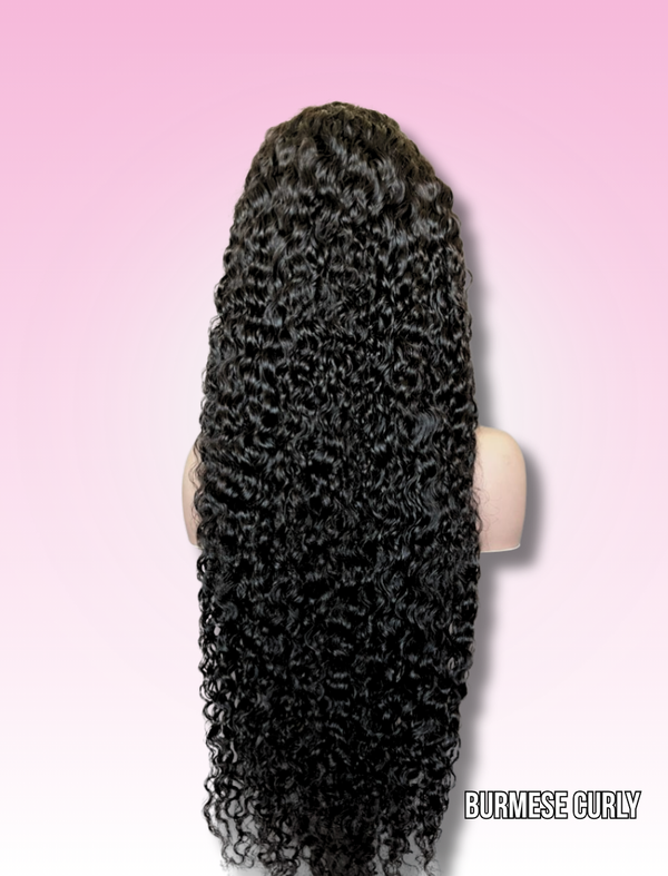 Burmese Curly HD Lace Frontal Wig