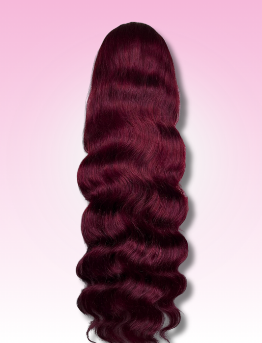 Burgundy HD Lace Frontal Wig